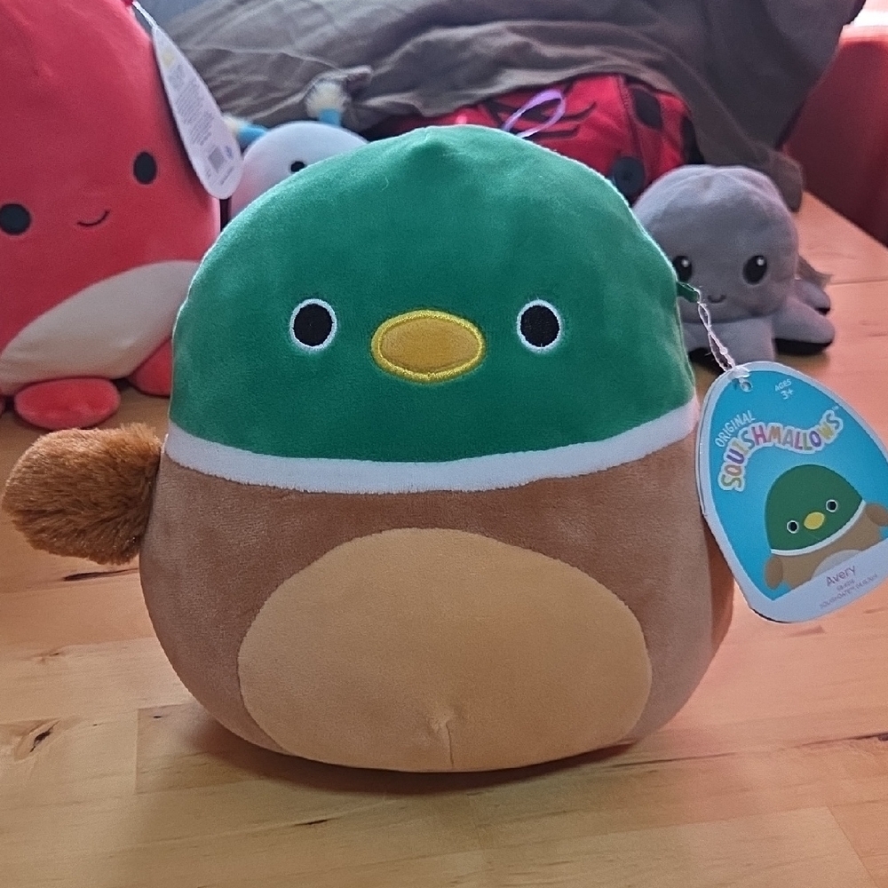 Squishmallows Green and Tan Plush Toy